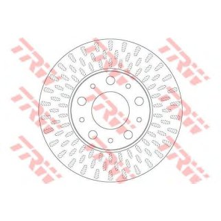 Диск тормозной передний вентилируемый TRW DF4771S фото