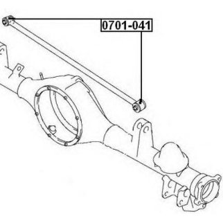 Сайлентблок ASVA 0701-041 фото