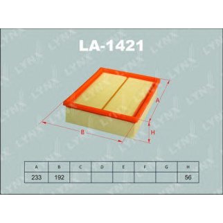 Фильтр воздушный LYNXauto LA-1421 фото