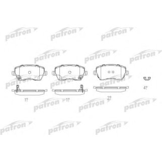 Колодки тормозные PATRON PBP4069 фото