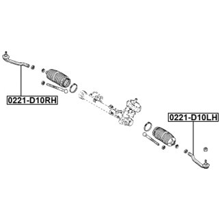 Наконечник рулевой левый фото 2