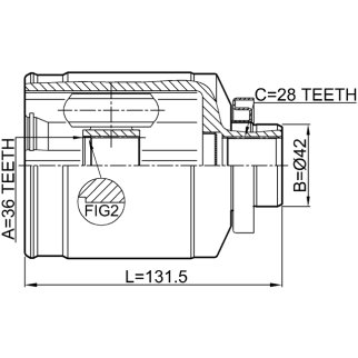 ШРУС внутренний FEBEST 1211-IX55RH фото 2