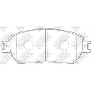 Колодки тормозные передние к-кт NiBK PN1480 фото