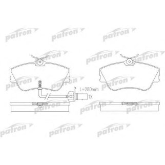 Колодки тормозные дисковые передн VW TRANSPORTER IV c бортовой платформой 90-03, TRANSPORTER IV авт фото