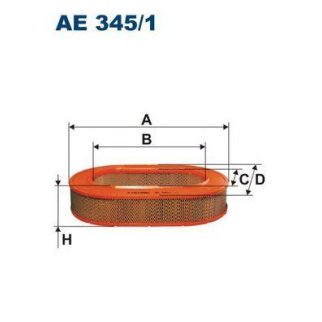 Фильтр воздушный FILTRON AE 3451 фото