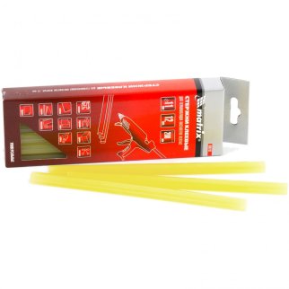 Термоклей 11х200мм жёлтый 12шт MATRIX фото