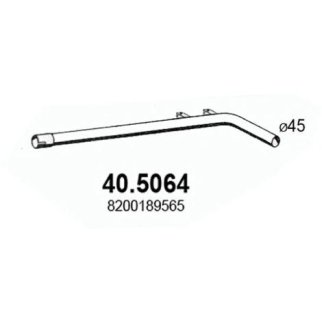 Глушитель средняя часть ASSO 40.5064 фото