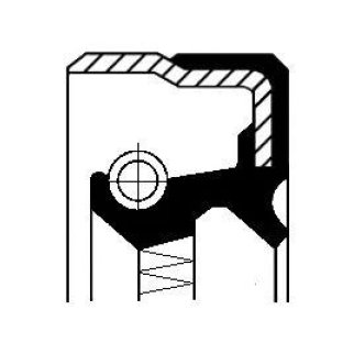 Сальник дифференциала R 58x70x8 фото