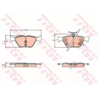 GDB3639_колодки дисковые з.! Subaru Outback 14> фото