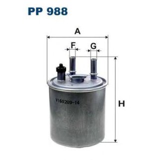 Фильтр топливный FILTRON PP 988 фото