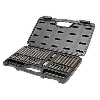 Набор вставок TORX, HEX, SPLINE с адаптерами 3/8&quot; & 1/2&quot; кейс 40пр JTC фото