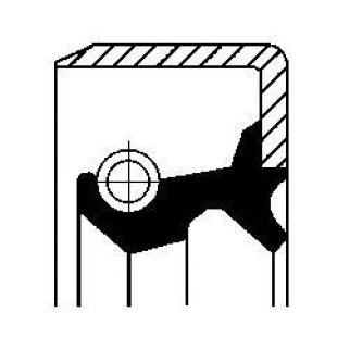 Сальник дифференциала 40x64x12/17,5 фото