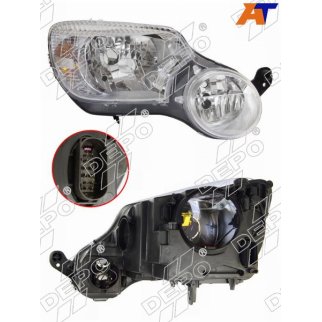 Фара правая DEPO 665-1120RMLDEMF фото