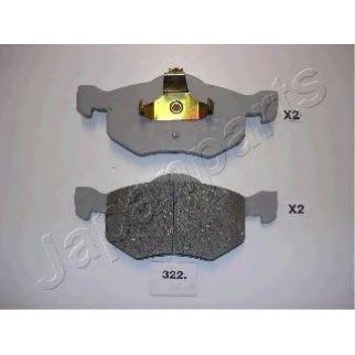 Колодки тормозные Japanparts PA-322AF фото