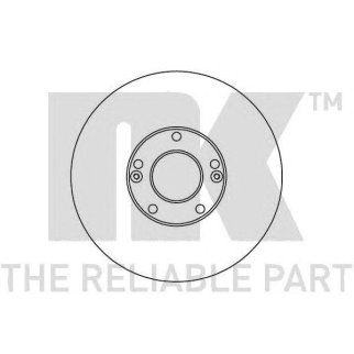 Диск тормозной передний вентилируемый NK 203433 фото