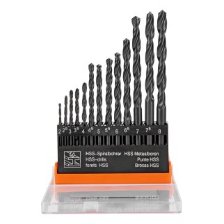 Набор сверл по металлу 13шт. (2-8мм) цил. хвостовик SPARTA фото 3