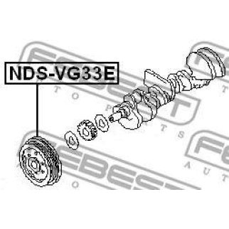 Шкив коленвала VG33E фото