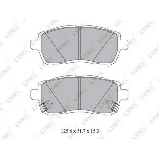 Колодки тормозные передние к-кт LYNXauto BD-5123 фото