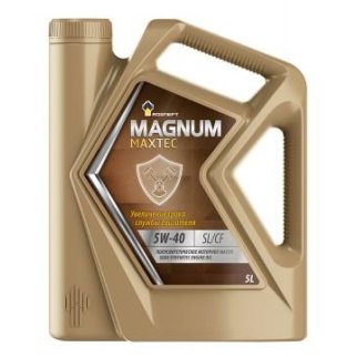 Масло моторное полусинтетическое ROSNEFT Magnum Maxtec 5W-40 5л фото