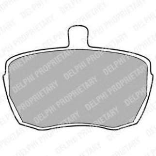 Колодки тормозные передние к-кт DELPHI LP41 фото