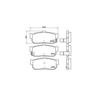 Колодки торм.зад. фото