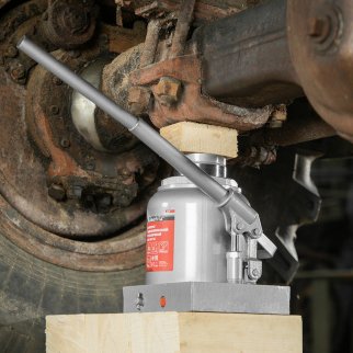 Домкрат бутылочный 50т гидравлический 236–356мм MATRIX фото 13