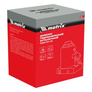 Домкрат бутылочный 50т гидравлический 236–356мм MATRIX фото 37
