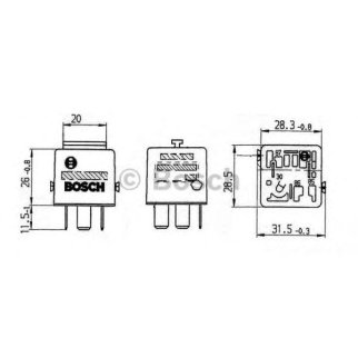 Реле топливного насоса BOSCH 0 332 019 456 фото