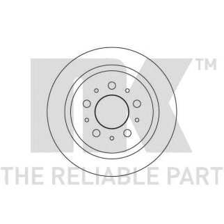 Диск тормозной задний NK 204827 фото