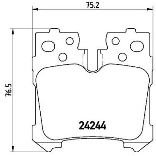 Колодки тормозные задние дисковые к-кт TRIALLI PF 4119 фото 3