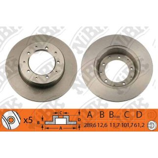 Диск тормозной задний для Land Rover LR017953 фото