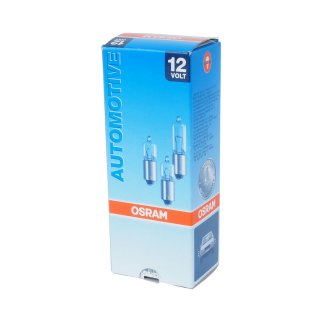 Лампа 12V T4W 10W BA9s OSRAM ORIGINAL LINE 1 шт. картон 64113 фото
