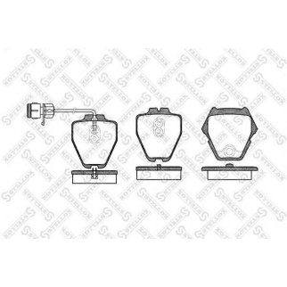 763 012B-SX_колодки дисковые п.! с антискрип. пл. Audi A8 2.8-6.0/2.5TDi/3.3TDi 98-99 фото