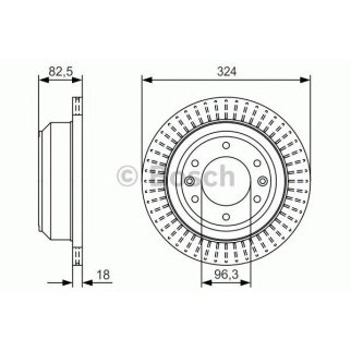 Диск тормозной BOSCH 0 986 479 U29 фото