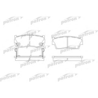 Колодки тормозные PATRON PBP712 фото