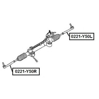 Наконечник рулевой правый ASVA 0221-Y50R фото