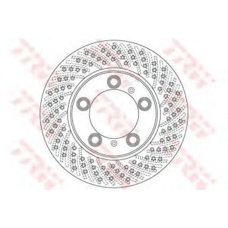 Диск тормозной передний вентилируемый TRW DF6483S фото
