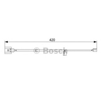 Датчик износа колодок BOSCH 1 987 473 012 фото