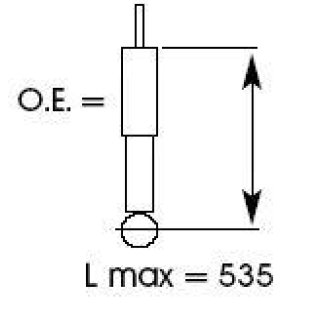 Амортизатор подвески KAYABA 343314 фото