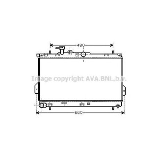 Радиатор основной AVA HY2097 фото