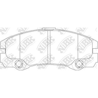 Колодки тормозные передние для Opel Frontera фото