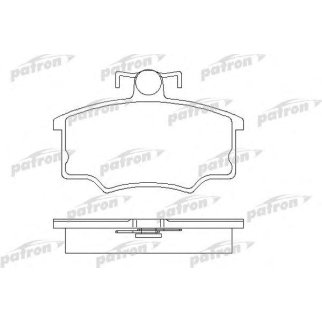 Колодки тормозные дисковые передн AUDI: 100 76-82, 100 Avant 77-83, 80 78-86, 80 86-91, COUPE 80-88 фото