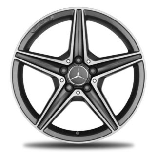 Диск колесный легкосплавный AMG 9 J x 18 ET 49 Серый титан 27540R18 фото