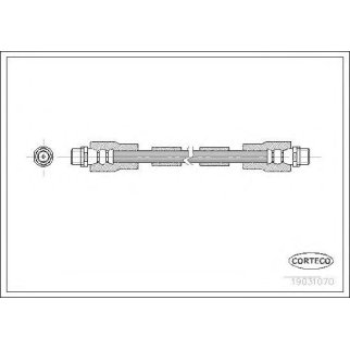 Шланг тормозной AUDI: A8 2.5 TDI/2.5 TDI quattro/2.8/2.8 quattro/3.3 TDI quattro/3.7/3.7 quattro/4.2 quattro/6.0 W12 quattro/S 8 quattro 94-02  VW: PASSAT 1.6/1.8/1 фото