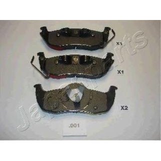 Колодки тормозные Japanparts PP-001AF фото