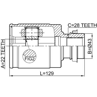 0511BL16MTRH_ШРУС внутренний к-кт! правый Mazda 3 BK/BL 03-13 фото 2
