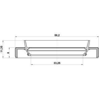 Сальник дифференциала FEBEST 95HBY-35580811R фото 2
