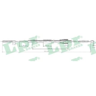 Трос стояночного тормоза задний VW POLO 1515/955мм без АБС фото