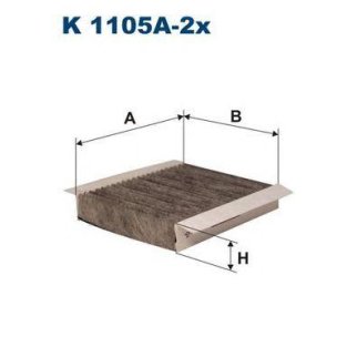 Фильтр салона FILTRON K 1105A2X фото