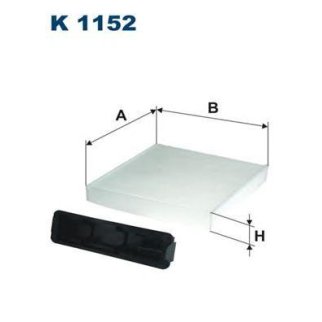 Фильтр салона FILTRON K 1152 фото